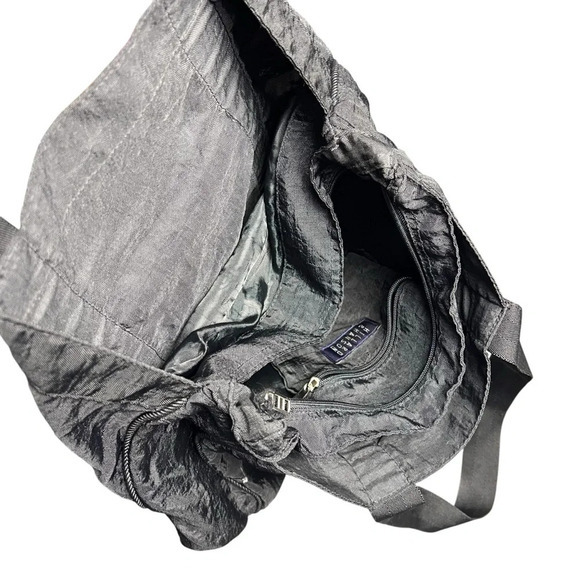 Vintage Hillard & Hanson Nylon Mini Tote Bag Shoulder Travel Bag - Picture 4 of 6